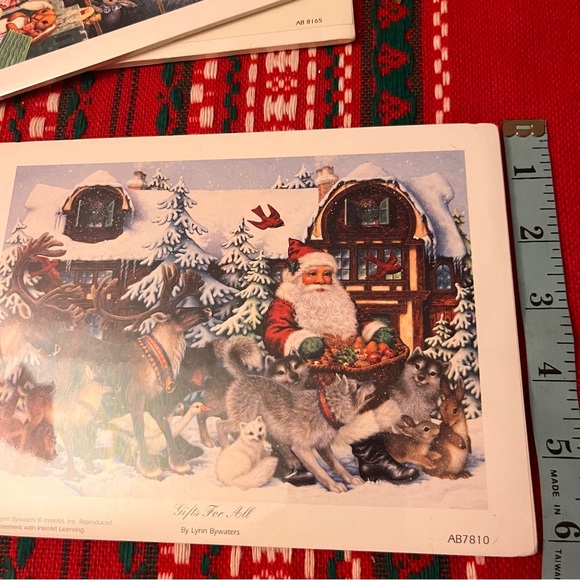 3 Lynn Bywaters & Peggy Abrams Christmas Prints Set of 3 NEW in Plastic - Picture 6 of 16